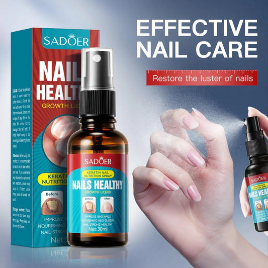 Spray de nutrición con queratina para uñas